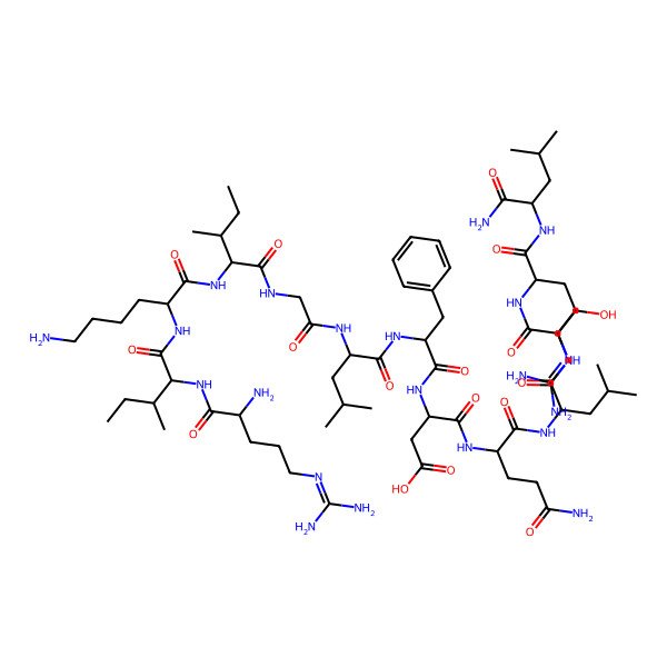 2D Structure of beta-Pompilidotoxin