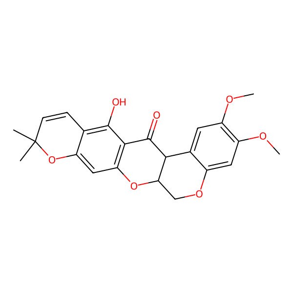 2D Structure of beta-Toxicarol