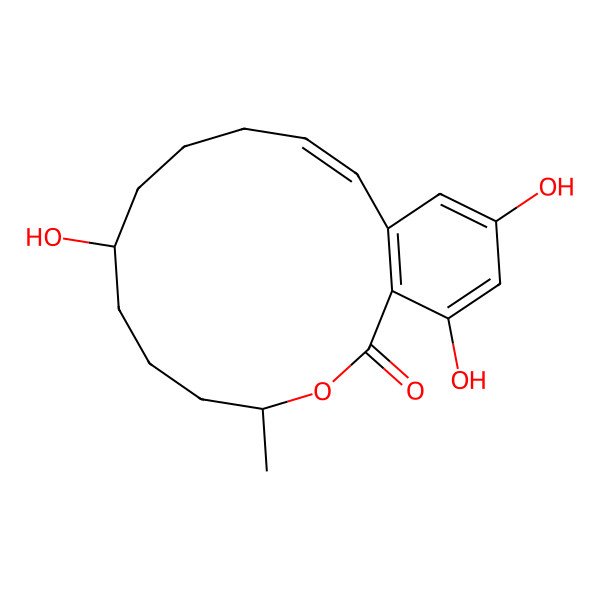 2D Structure of Beta-Zearalenol