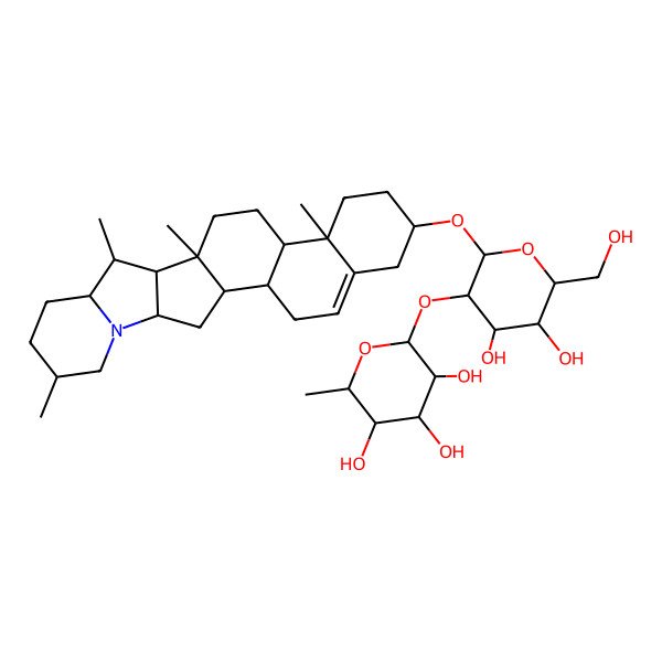 2D Structure of beta1-Chaconine