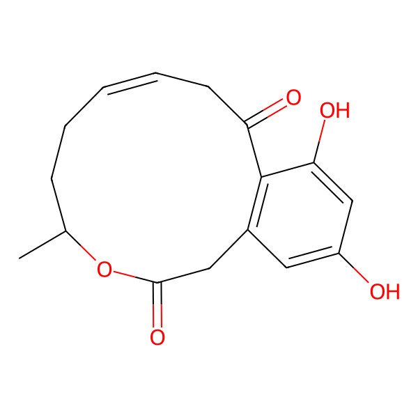2D Structure of Betagamma-dehydrocurvularin