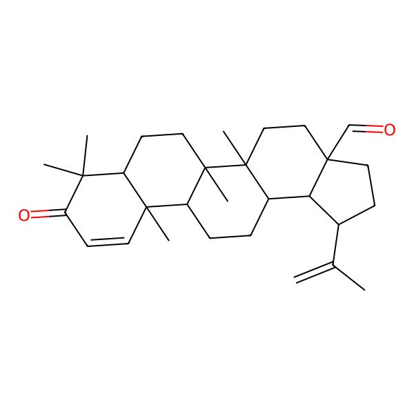 2D Structure of Betulone Aldehyde