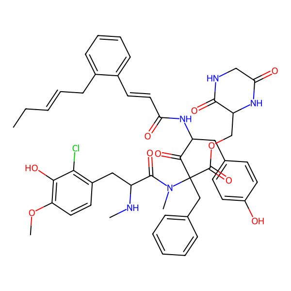 2D Structure of Pepticinnamin E