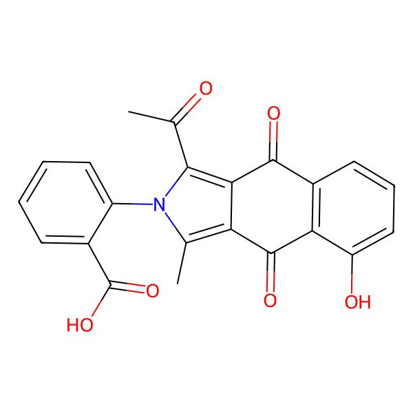 2D Structure of Bhimamycin D