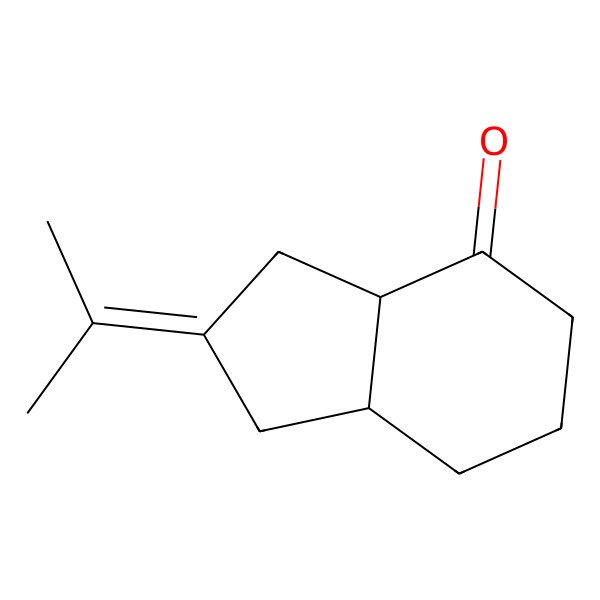 2D Structure of Bicyclo(4.3.0)nonan-2-one, 8-isopropylidene-