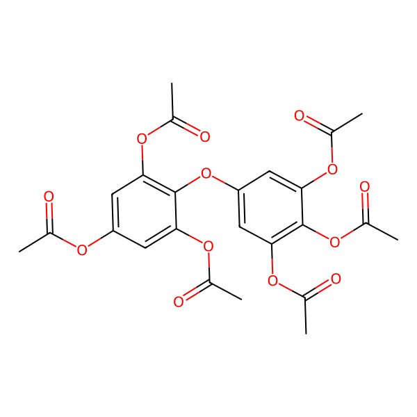 2D Structure of Bifuhalol hexaacetate