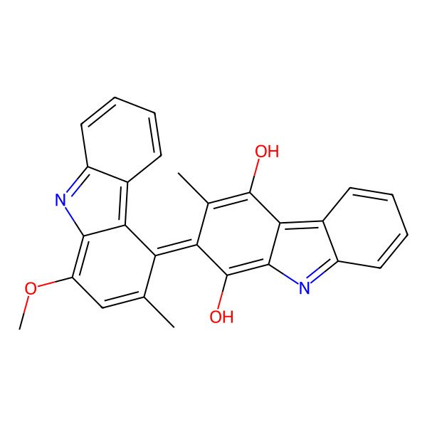 2D Structure of Bikoeniquinone A