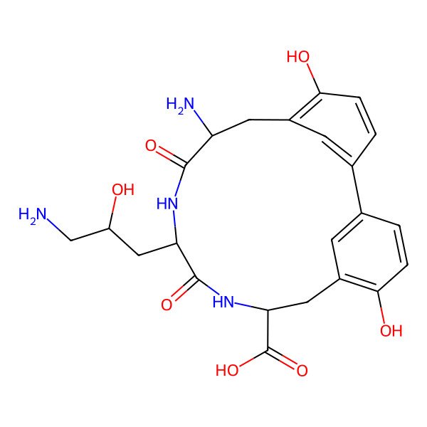 2D Structure of Biphenomycin B