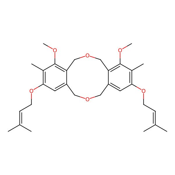 2D Structure of Bis-7-O-8.8-O-8-zinniol