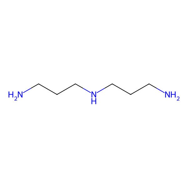 2D Structure of Bis(3-aminopropyl)amine
