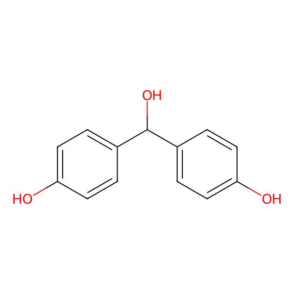 2D Structure of Bis(4-hydroxyphenyl)methanol