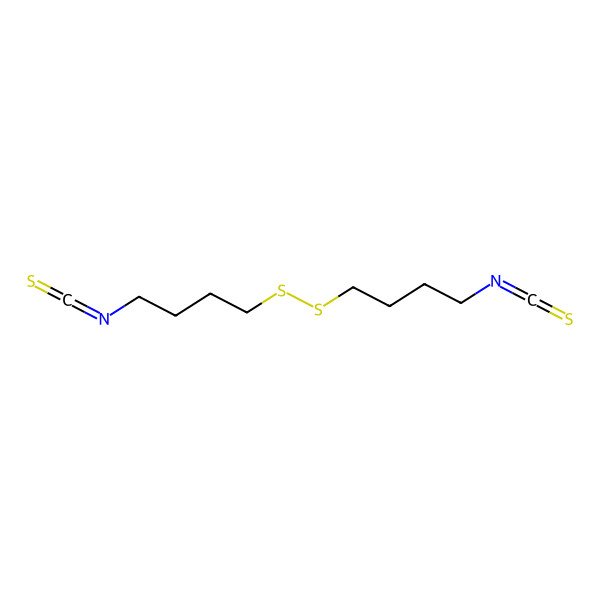 2D Structure of Bis(4-isothiocyanatobutyl) disulfide