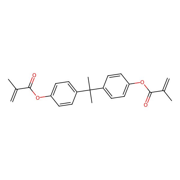 2D Structure of bisphenol A dimethacrylate