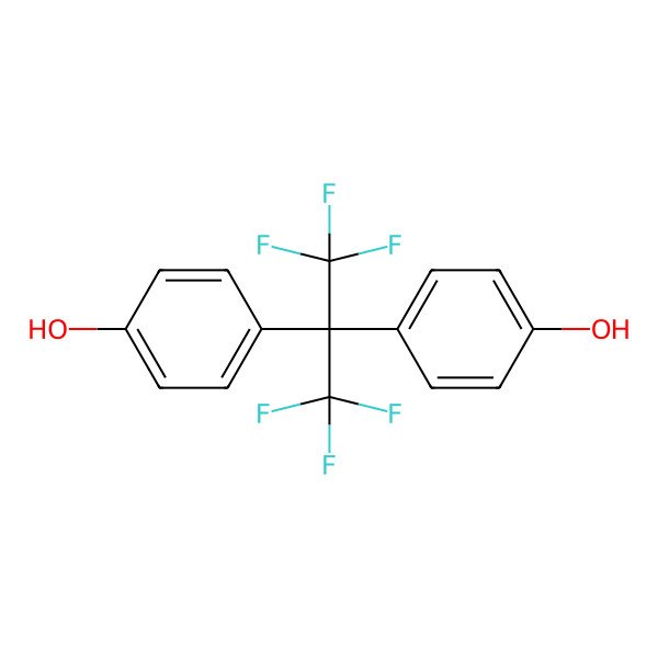 2D Structure of bisphenol AF