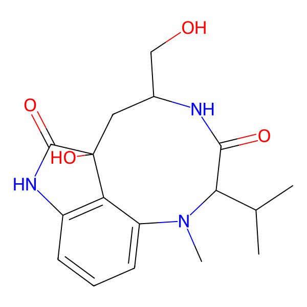 2D Structure of Blastmycetin B