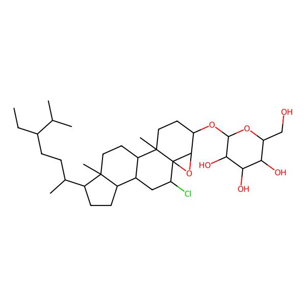 2D Structure of Blattellastanoside A