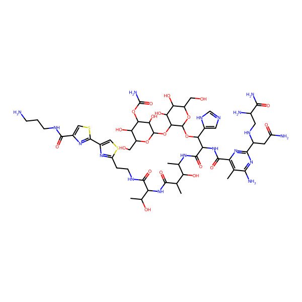 2D Structure of Bleomycin A2'-b