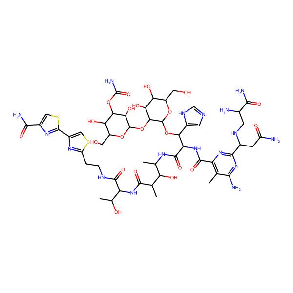 2D Structure of Bleomycin B1'