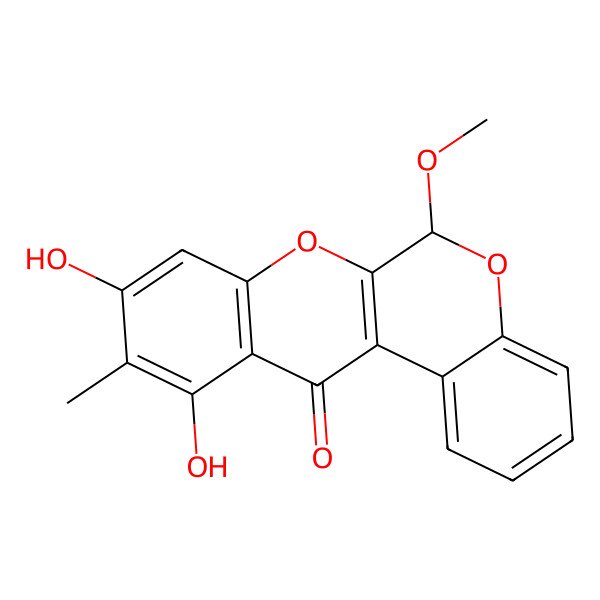2D Structure of boeravinone A