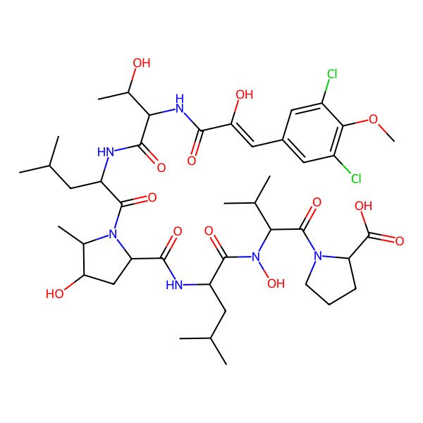 2D Structure of Bonnevillamide B