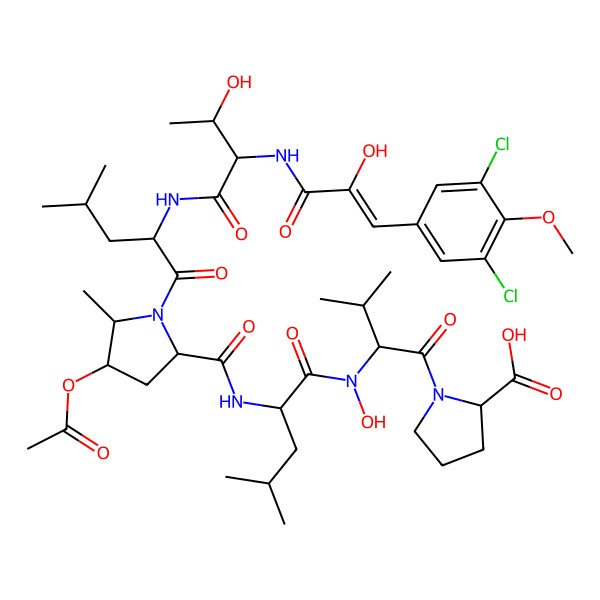 2D Structure of Bonnevillamide C