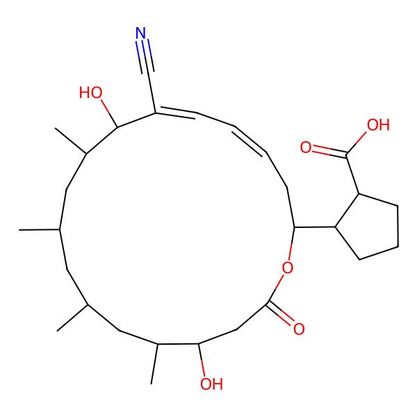 2D Structure of Borrelidin F