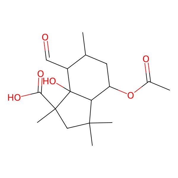 2D Structure of Botryaloic acid acetate
