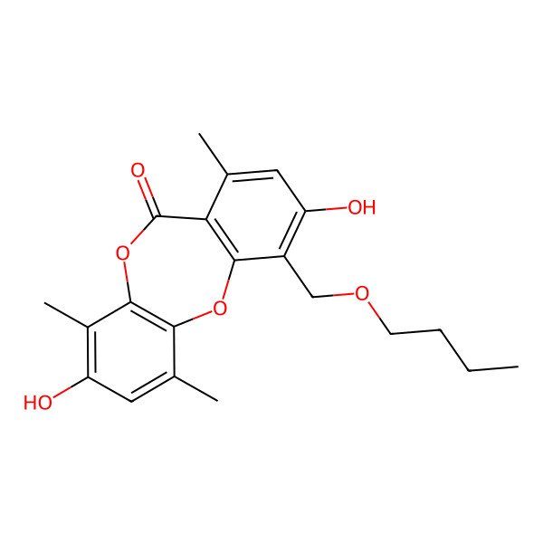 2D Structure of Botryorhodine J