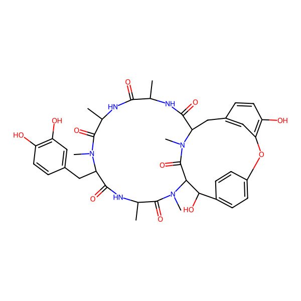 2D Structure of Bouvardin catechol