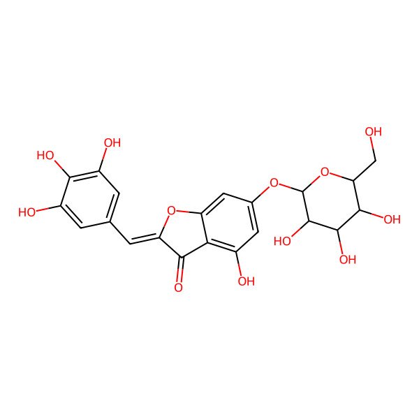 2D Structure of bracteatin 6-O-beta-glucoside