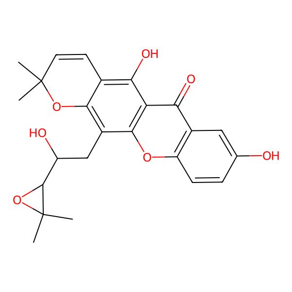 2D Structure of brasixanthone D