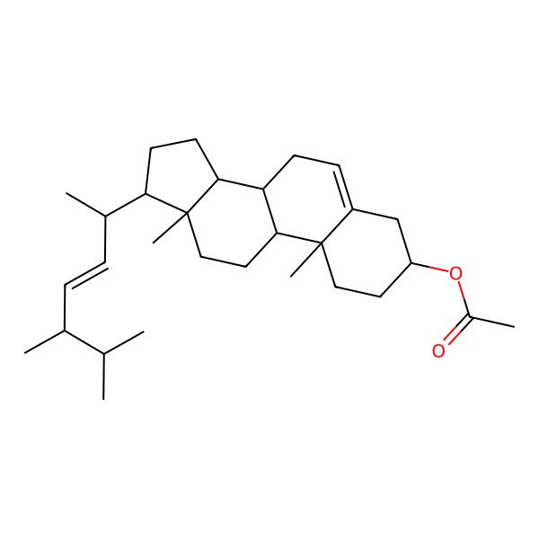 2D Structure of Brassicasterol acetate