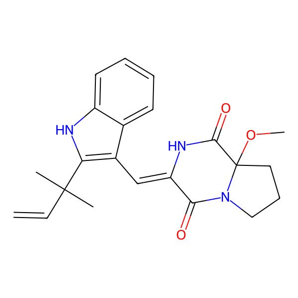 2D Structure of Brevianamide R
