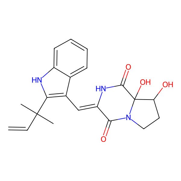 2D Structure of Brevianamide U