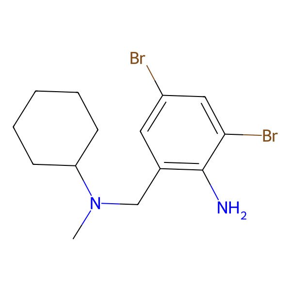 2D Structure of Bromhexine 2D Structure of Bromhexine