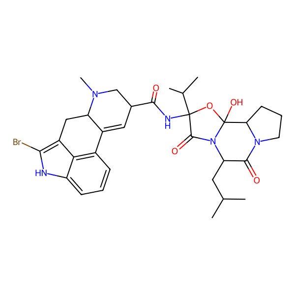 2D Structure of Bromocriptine