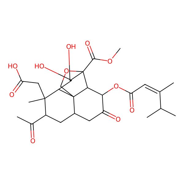 2D Structure of Bruceanic acid A 2D Structure of Bruceanic acid A