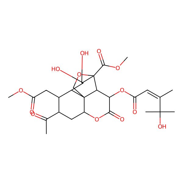 2D Structure of Bruceanic acid D 2D Structure of Bruceanic acid D