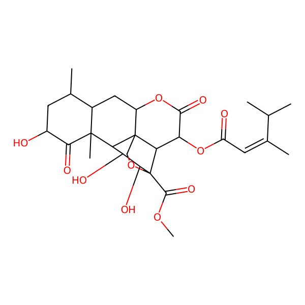 2D Structure of Bruceanol H