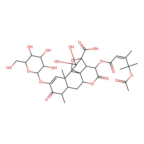 2D Structure of Bruceoside-F