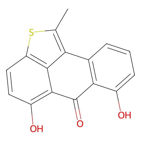 2D Structure of Bryoanthrathiophene
