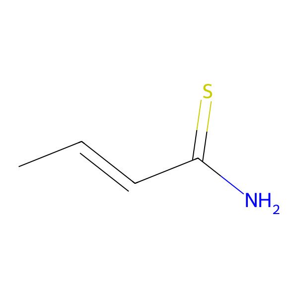 2D Structure of But-2-enethioamide
