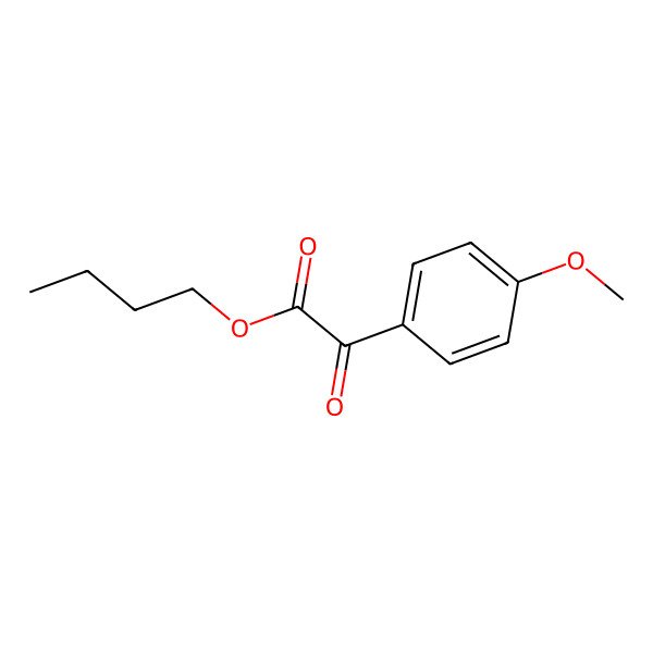 2D Structure of Butyl 2-(4-methoxyphenyl)-2-oxoacetate
