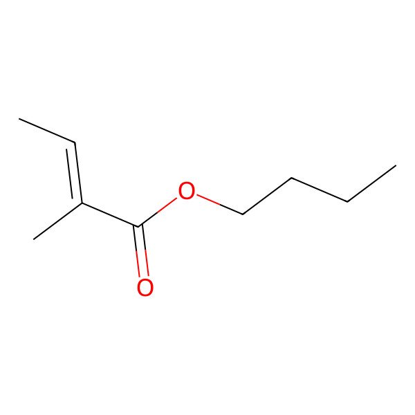 2D Structure of Butyl (2E)-2-methylbut-2-enoate