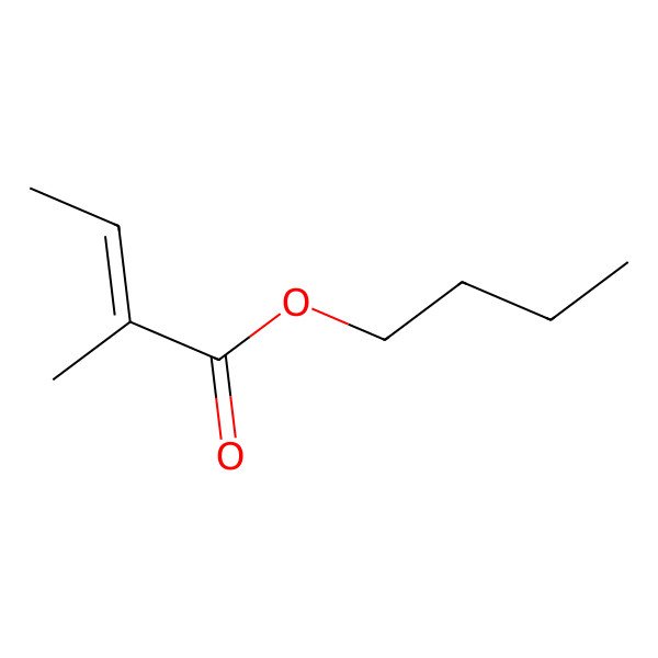 2D Structure of Butyl (2E)-2-methylbut-2-enoate 2D Structure of Butyl (2E)-2-methylbut-2-enoate