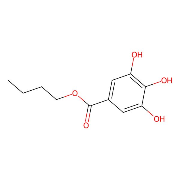2D Structure of Butyl Gallate