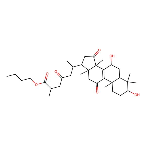 2D Structure of butyl ganoderate B