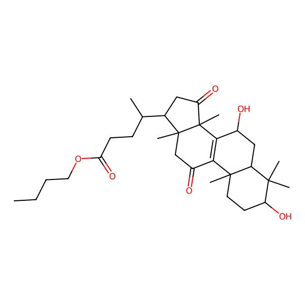 2D Structure of butyl lucidenate N