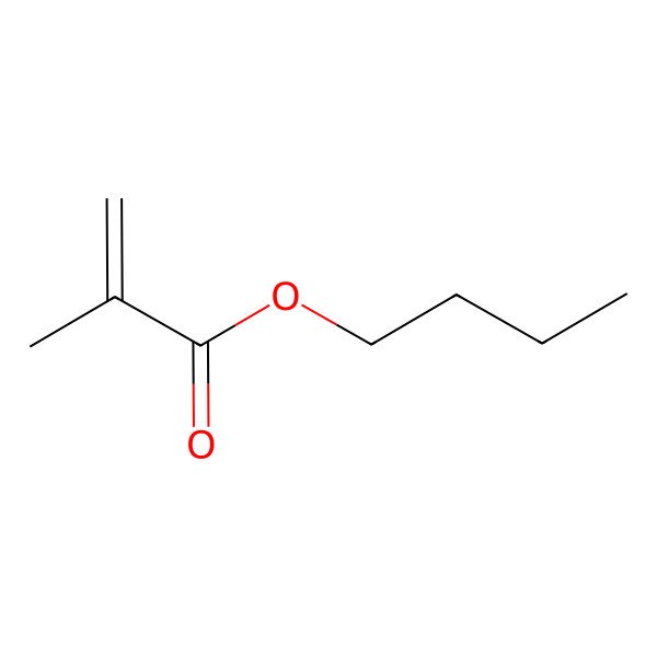 2D Structure of Butyl methacrylate