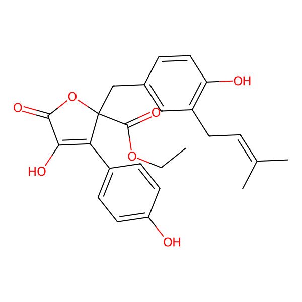 2D Structure of Butyrolactone VII